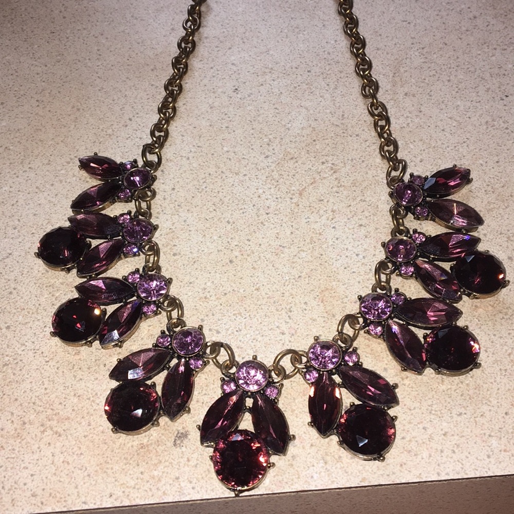 Violet Statement Necklace